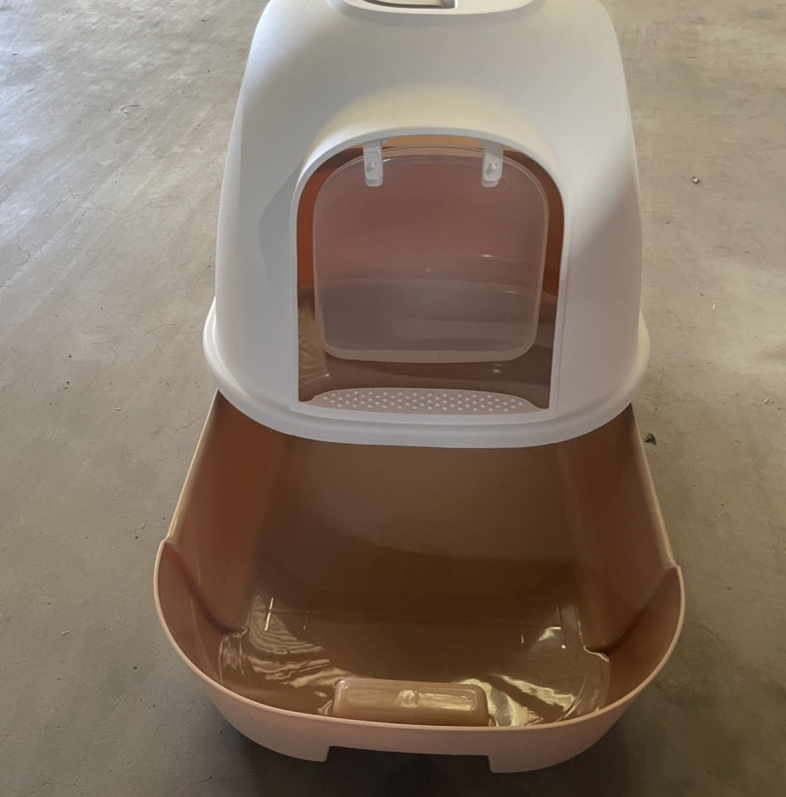Fully Enclosed Cat Litter Box