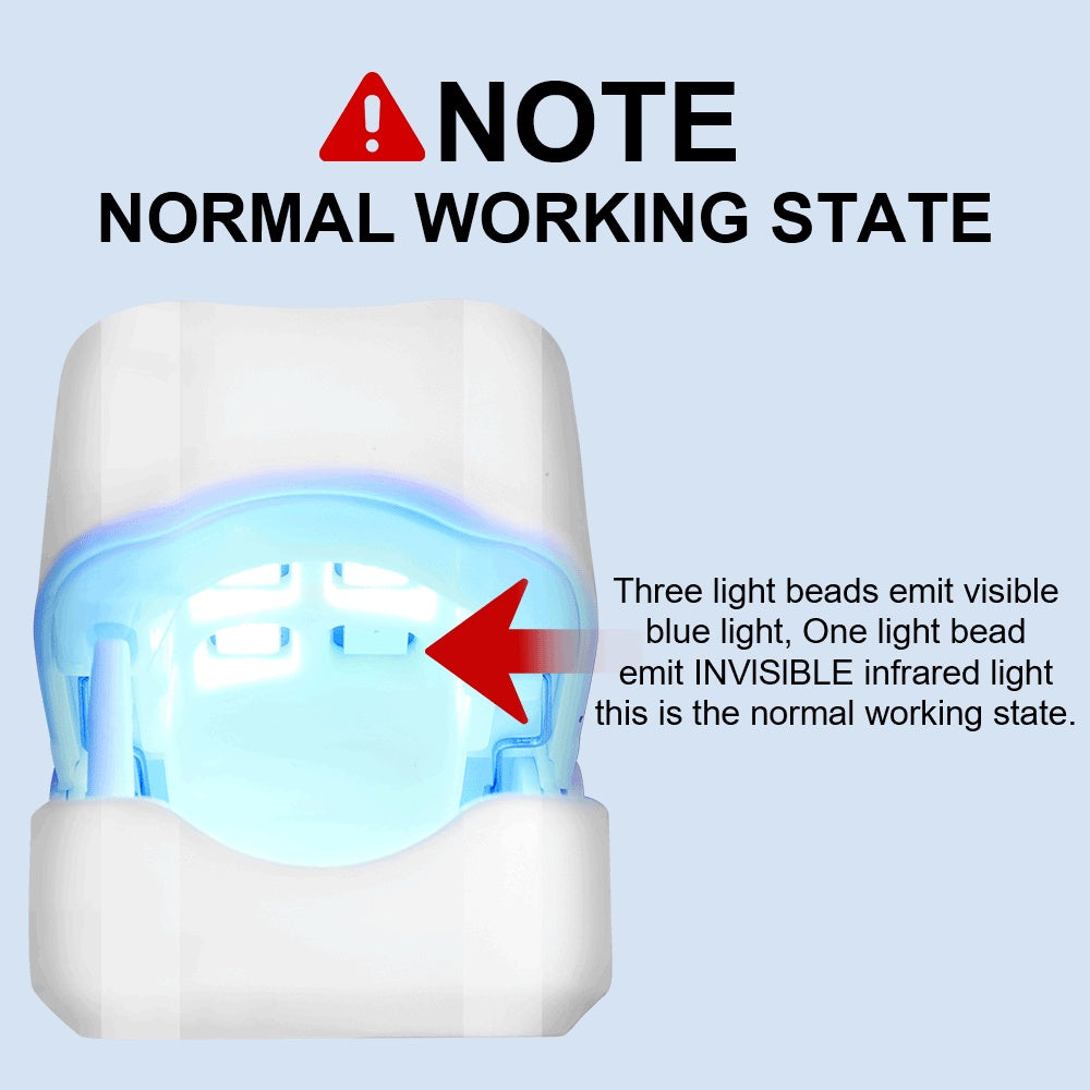 LED Light Nail Treatment ,Nail Fungus Treatment Device, Foldable Home Care For Discolored & Thickened Toenails Fingernails, Suitable For Home & Travel Use