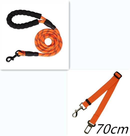 Heavy-Duty Reflective Dog Leash Rope for Dogs of All Sizes