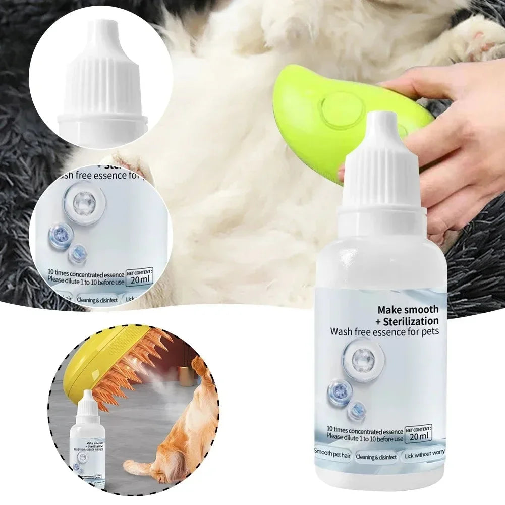 Electric Pet Sprayer Brush – Steam, Groom & Relax