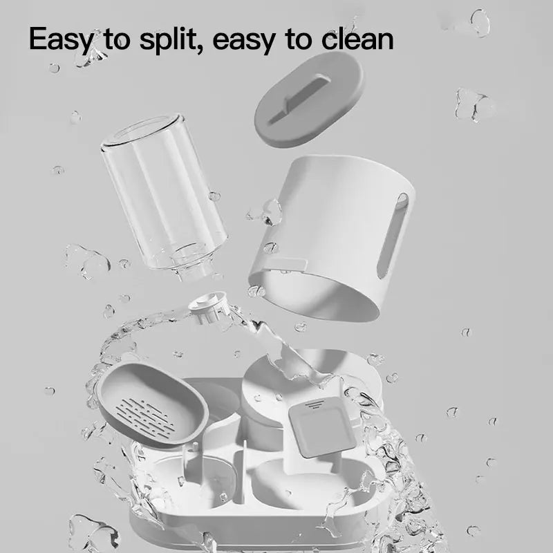 Gravity-Fed Cat Feeder – Large Capacity & Spill-Proof