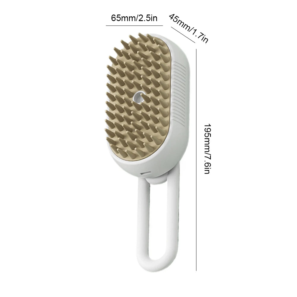 Pet Steamy Brush & Hair Remover Steam Brush Steamy Dog