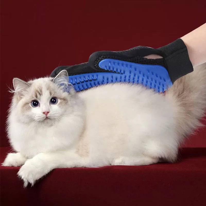 Pet Hair Removal Glove – Grooming & Massage