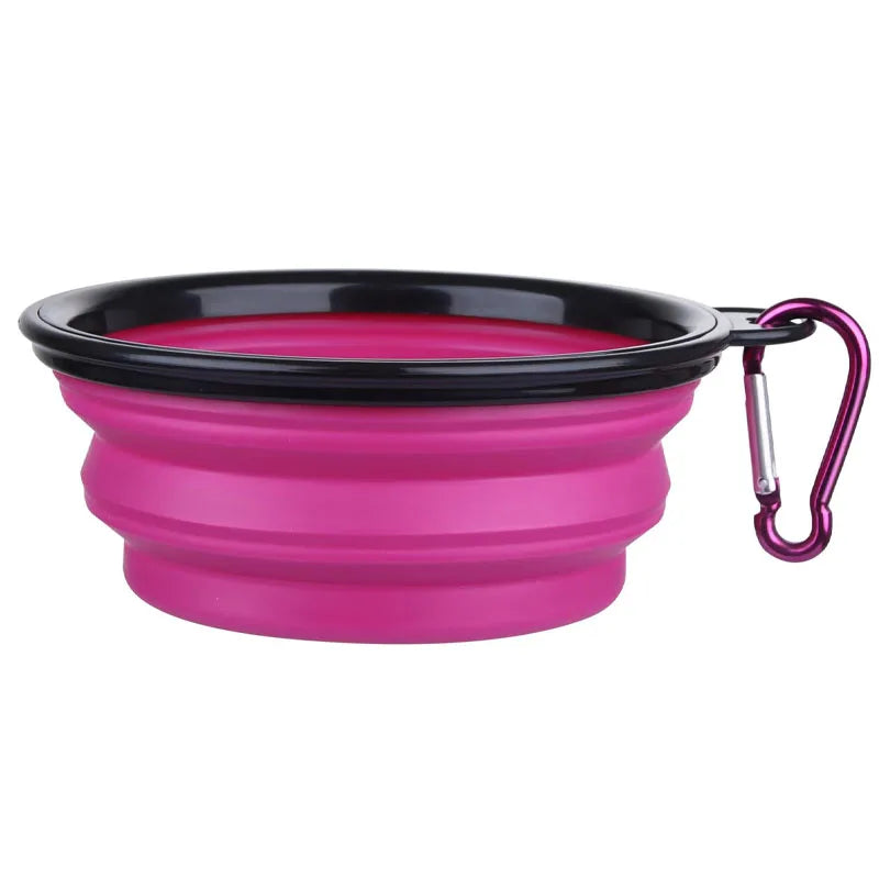 Travel Dog & Cat Bowl – Folding 2-in-1 Feeder