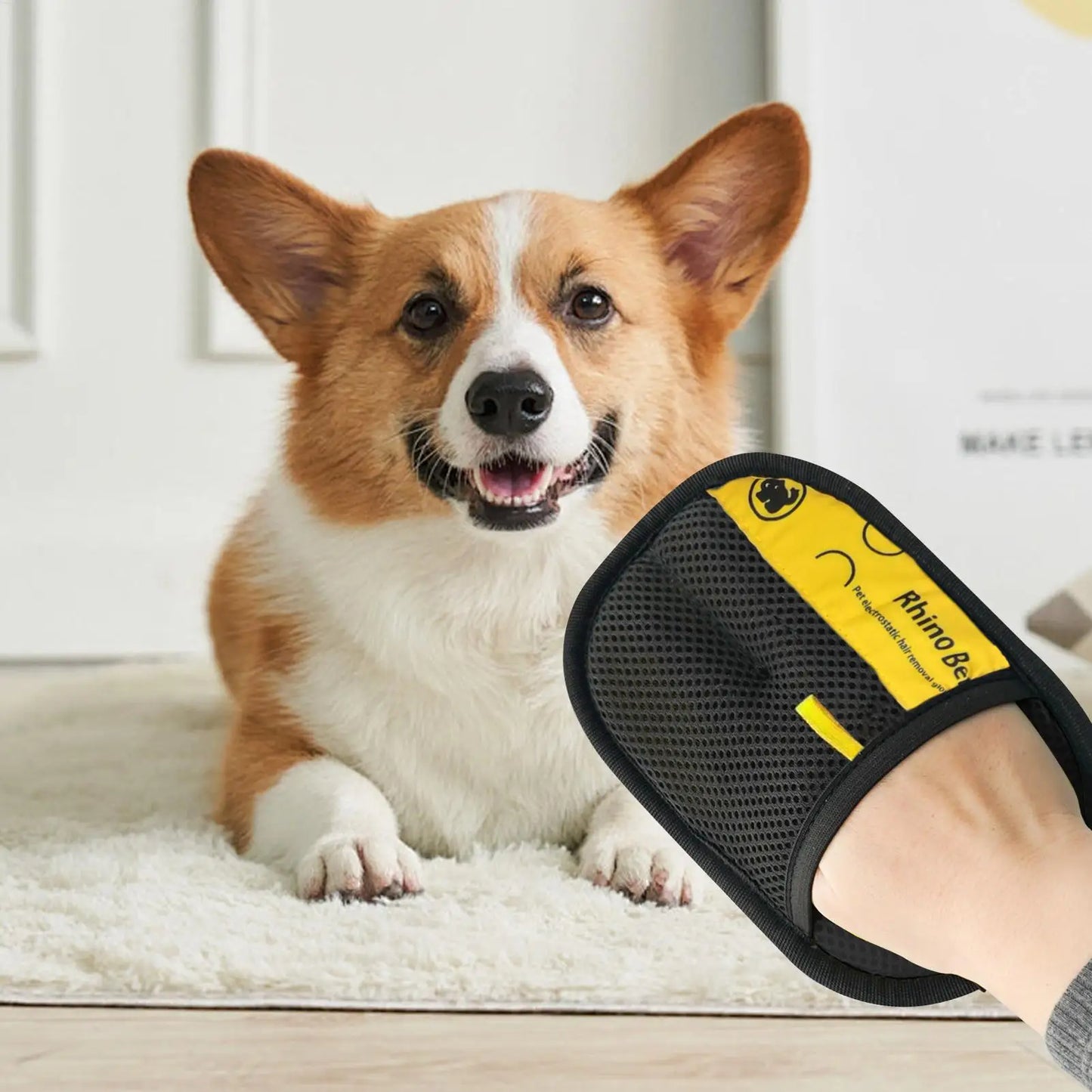 2pcs Pet Grooming Multi-Use Washable Pet Grooming Gloves