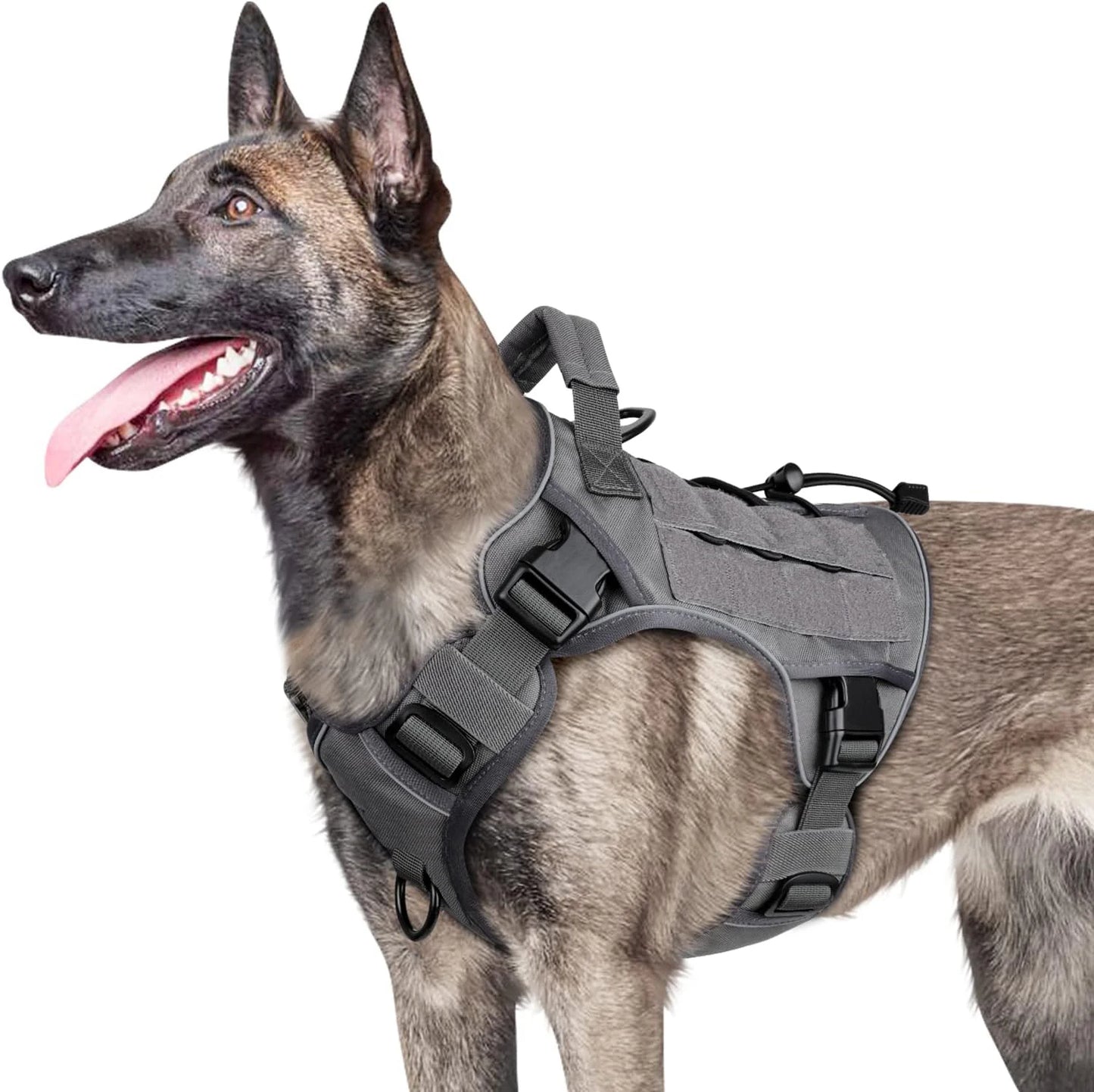 Military-Style Dog Harness for Large Dogs