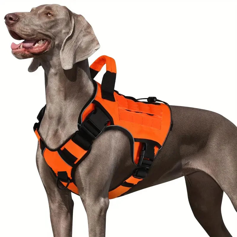 Military-Style Dog Harness for Large Dogs