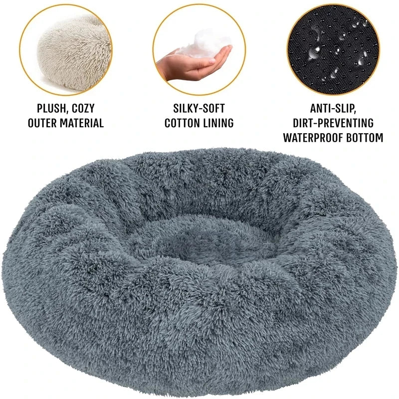 Comfy Plush Cat Bed – Ideal for Sleep & Relaxation