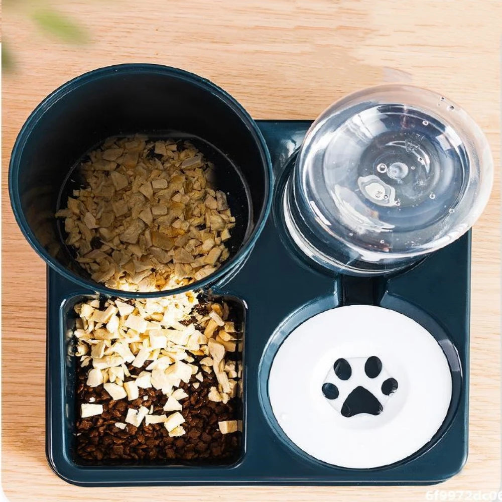 Cat & Dog Feeder – Wet & Dry Food Storage Dispenser