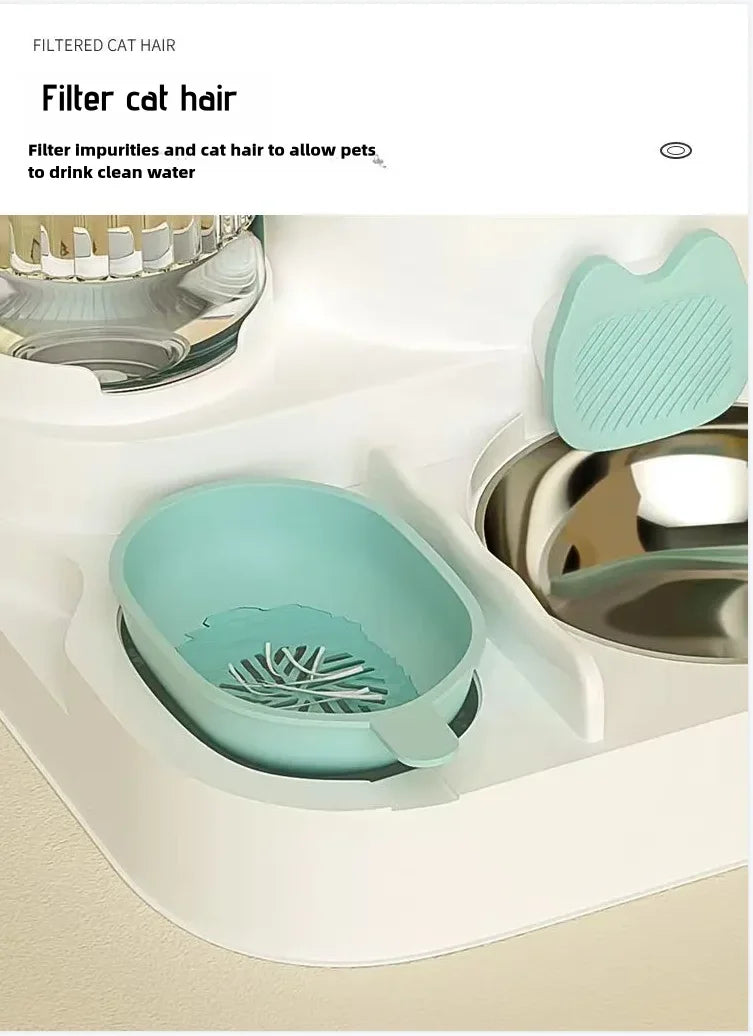 Pet Feeding Station – Integrated Bowl & Waterer