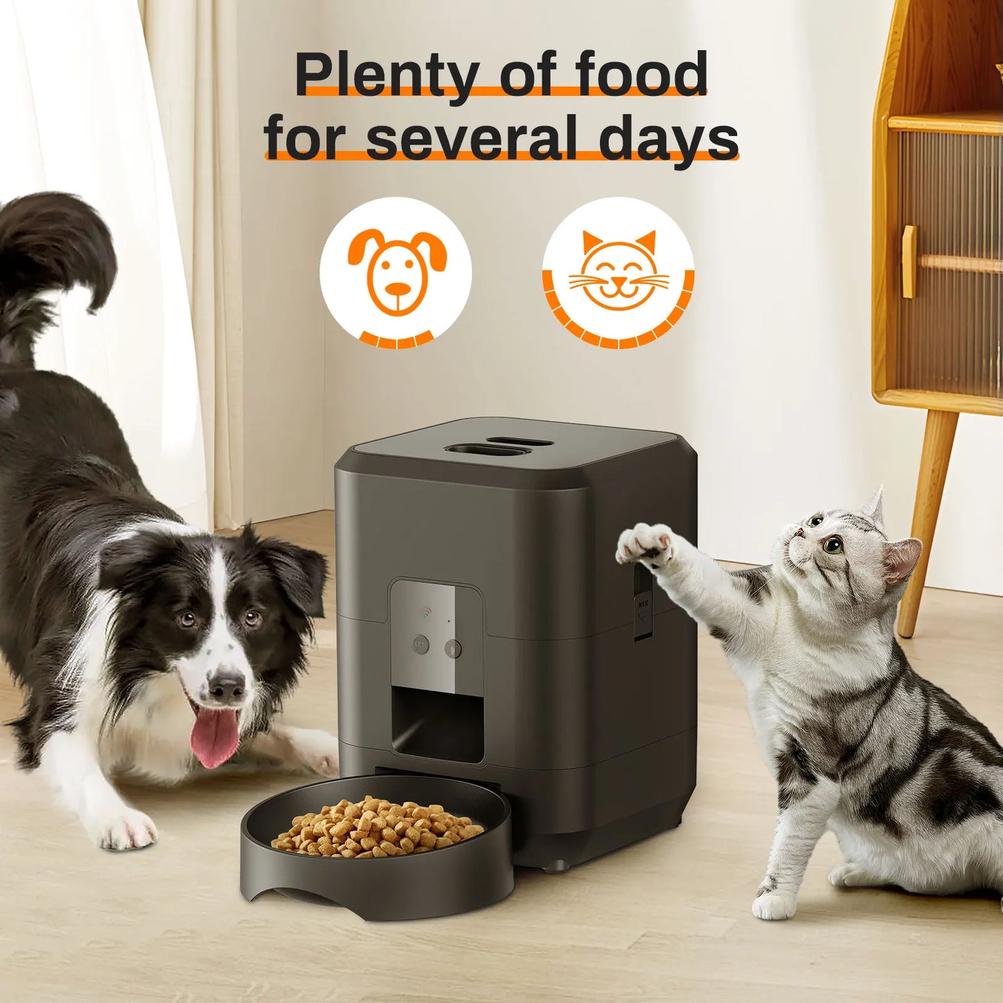 Smart Cat & Dog Feeder – Quantitative Food Dispenser