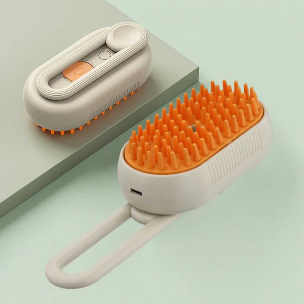 Pet Steamy Brush & Hair Remover Steam Brush Steamy Dog