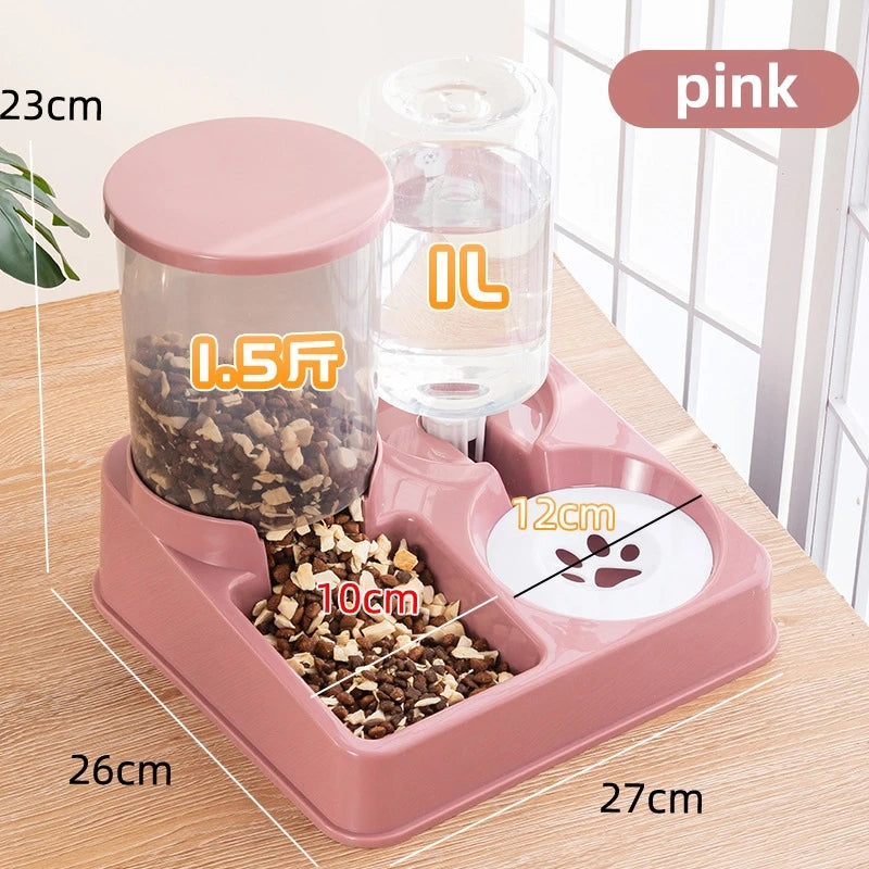 Cat & Dog Feeder – Wet & Dry Food Storage Dispenser