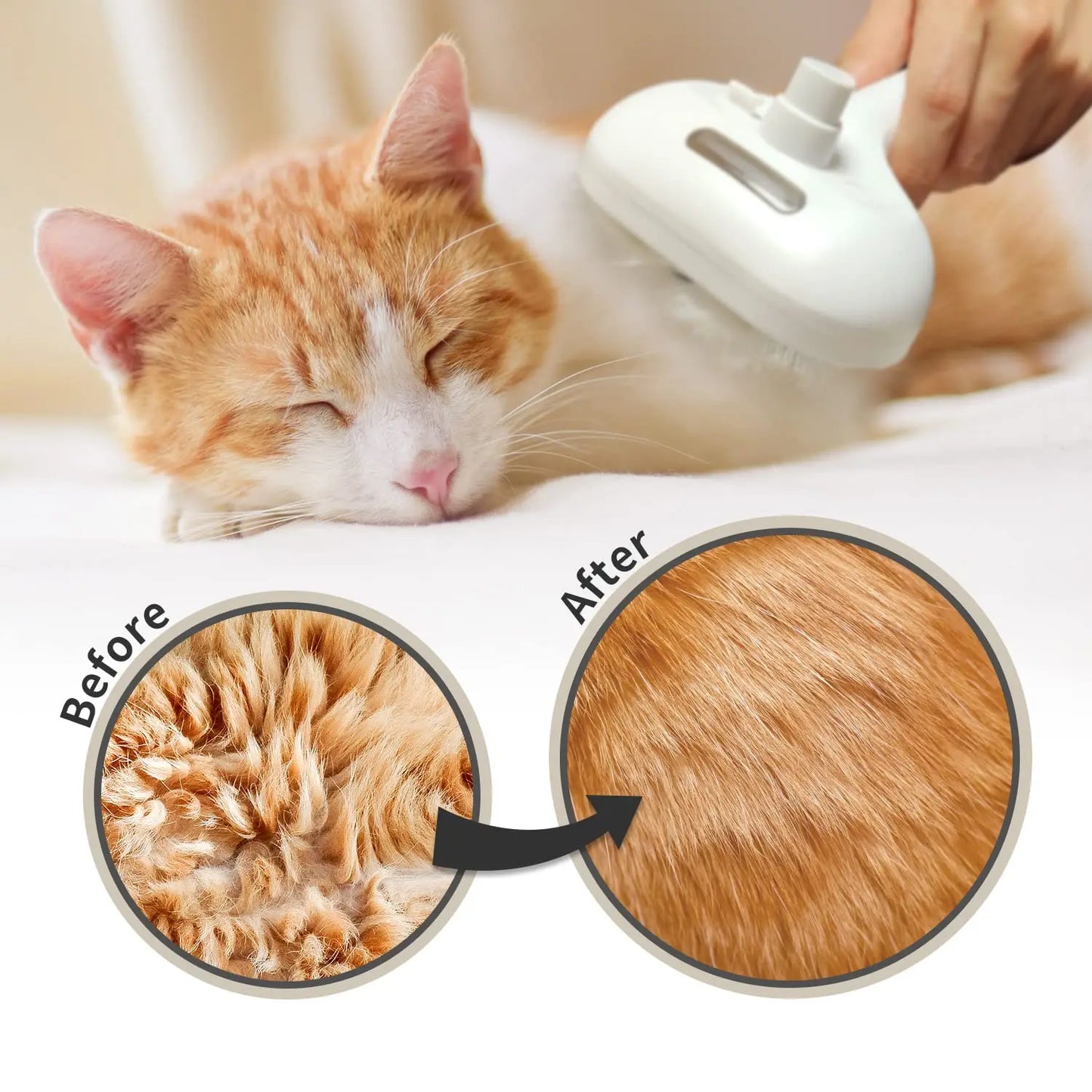 Pet Grooming Tool – Comb, Hair Remover & Humidifier