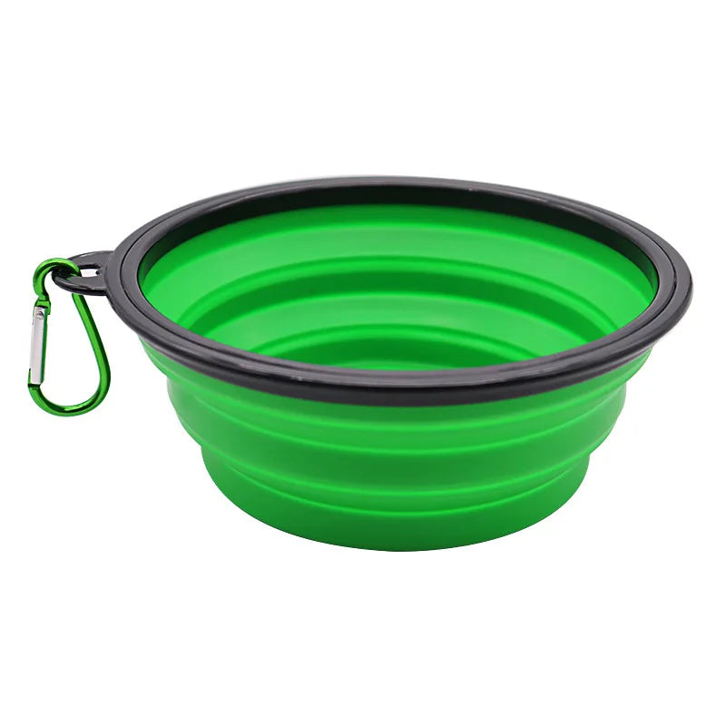 Travel Dog & Cat Bowl – Folding 2-in-1 Feeder