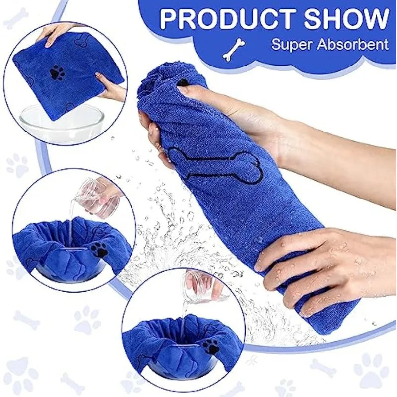 Pet Bath Towel – Quick-Drying & Multi-Purpose