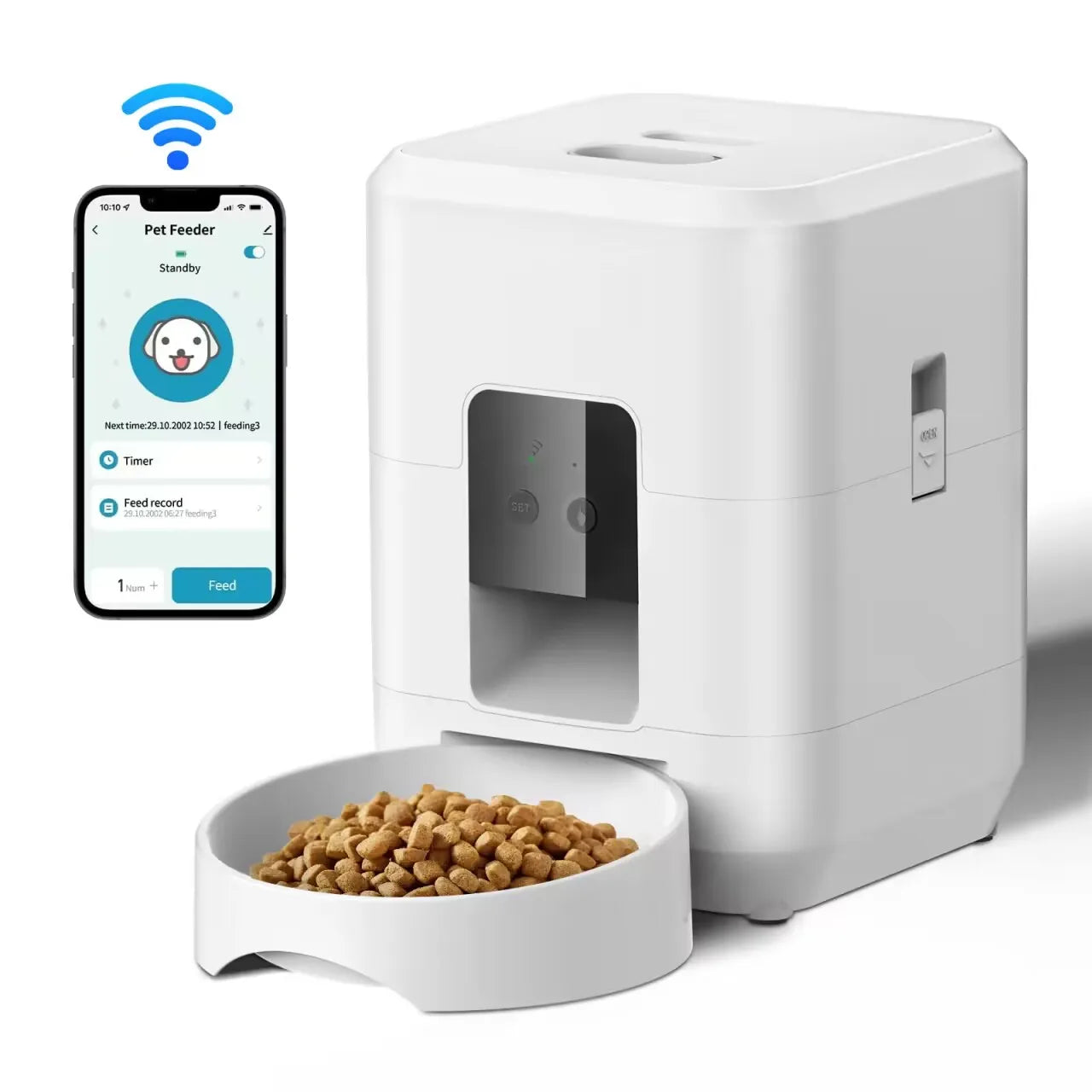 Smart Cat & Dog Feeder – Quantitative Food Dispenser