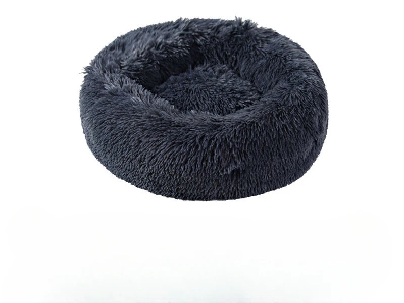 Winter Cat & Dog Bed – Soft Round Nest