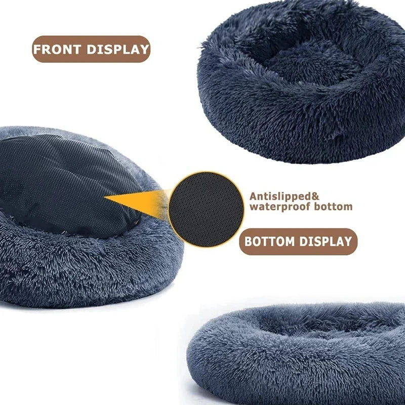 Comfy Plush Cat Bed – Ideal for Sleep & Relaxation
