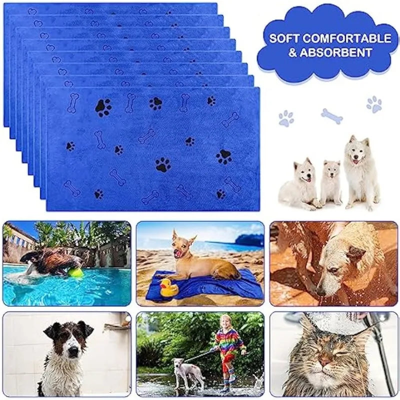Pet Bath Towel – Quick-Drying & Multi-Purpose