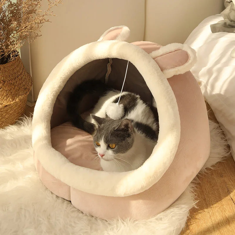 Deep Sleep Pet Bed – Removable & Foldable for Cats & Dogs