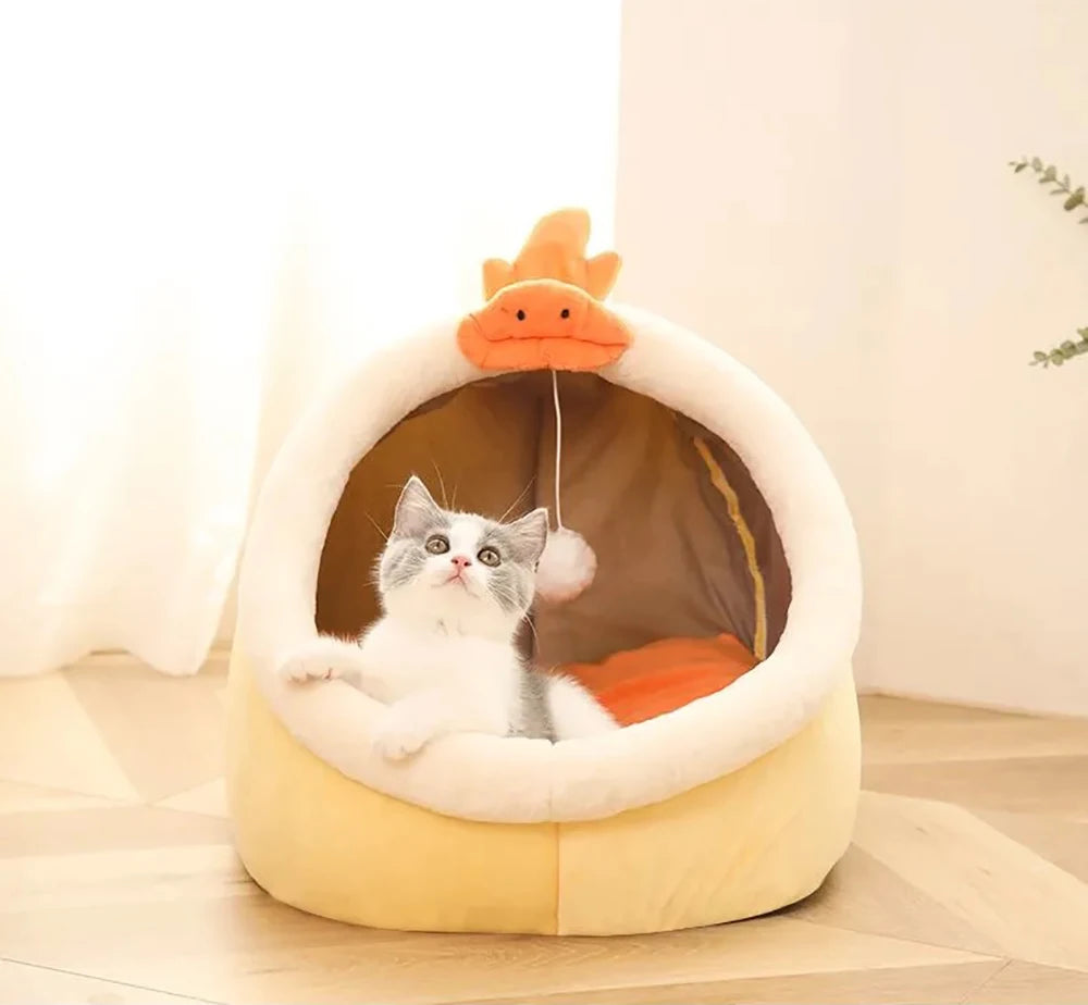Deep Sleep Pet Bed – Removable & Foldable for Cats & Dogs