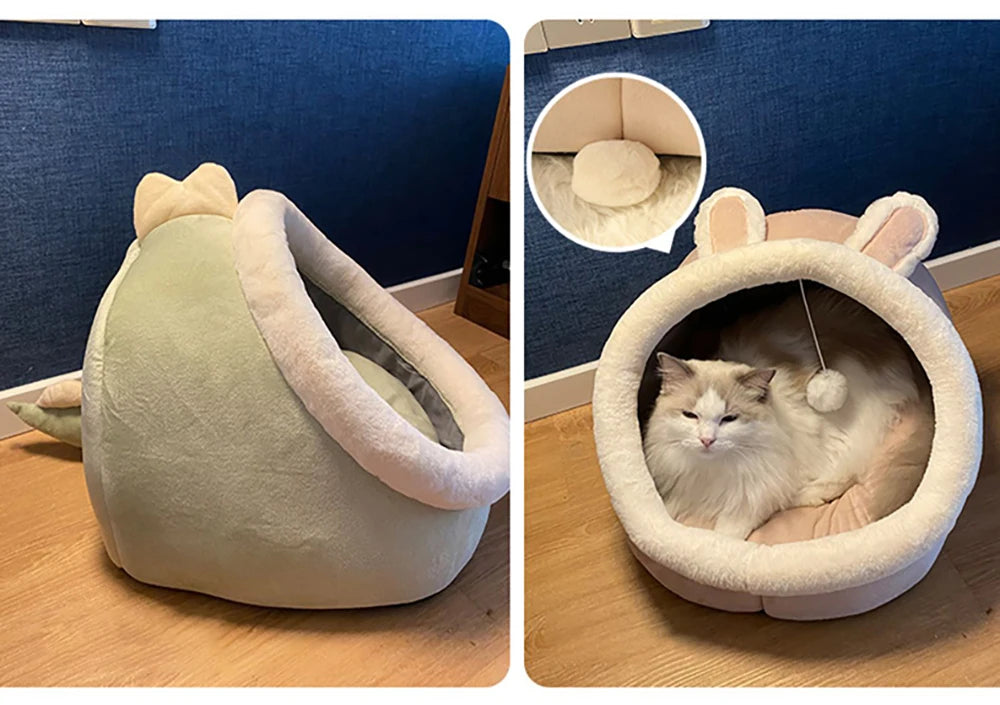 Deep Sleep Pet Bed – Removable & Foldable for Cats & Dogs