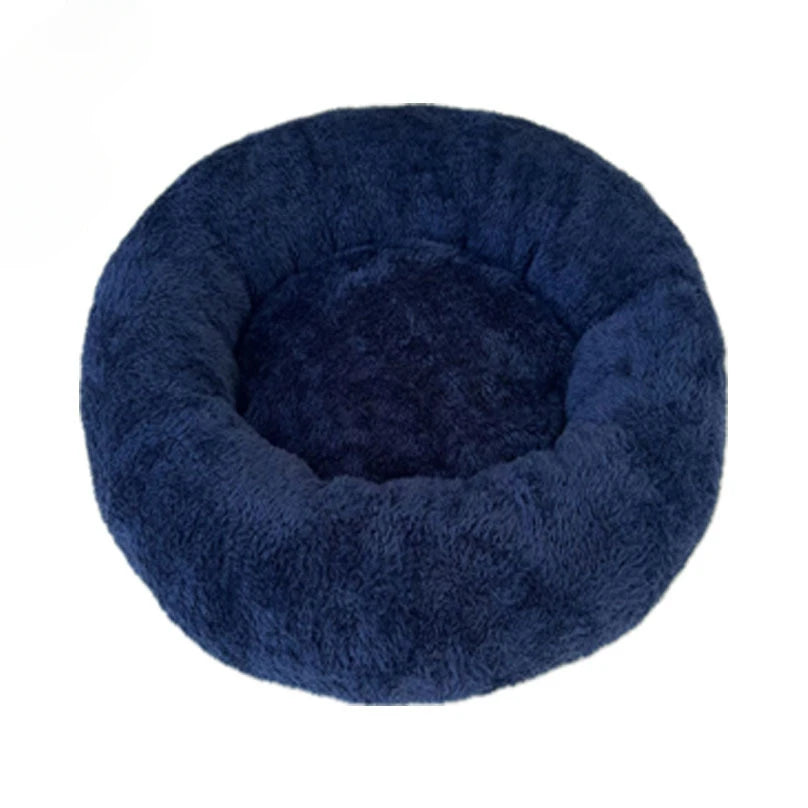 Winter Cat & Dog Bed – Soft Round Nest