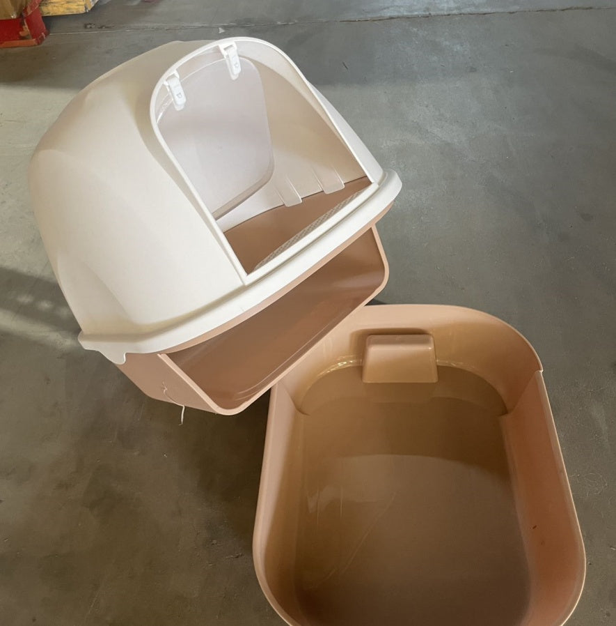 Fully Enclosed Cat Litter Box