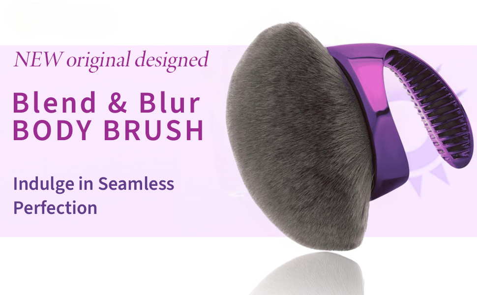 Foundation Brush Large Flat Top Kabuki Makeup Brush with Ergonomic Handle Ultra-Soft Dense Bristles for Liquid, Cream&Powder Application Body Kabuki Brush Self Tanner Brush For Body Makeup&Foundation