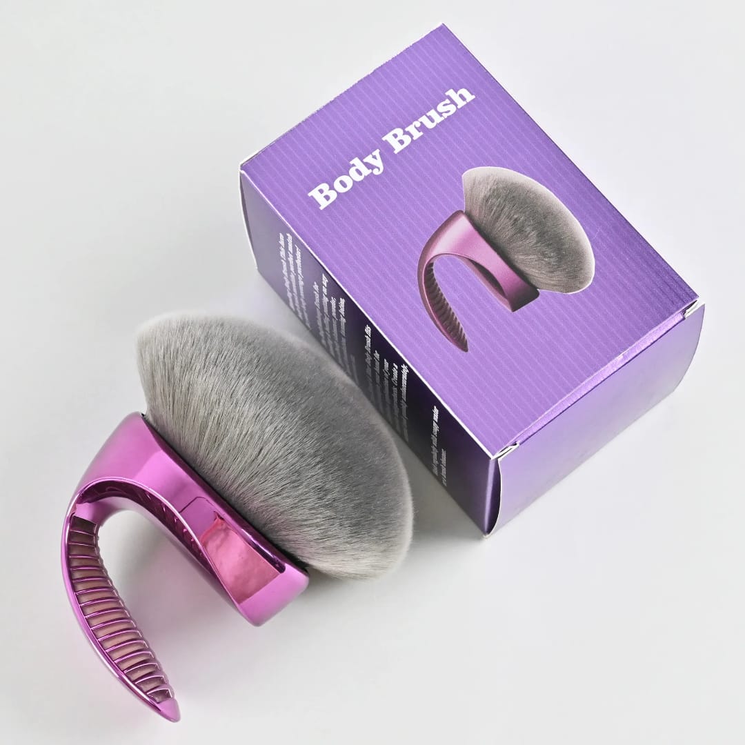 Foundation Brush Large Flat Top Kabuki Makeup Brush with Ergonomic Handle Ultra-Soft Dense Bristles for Liquid, Cream&Powder Application Body Kabuki Brush Self Tanner Brush For Body Makeup&Foundation