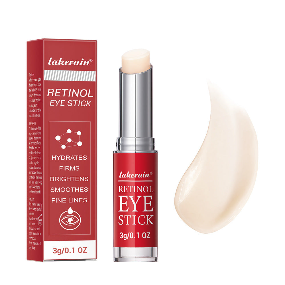 Eye Cream Stick Moisturizing Eye Skin Fading Wrinkle Fishtail Pattern Dark Circles