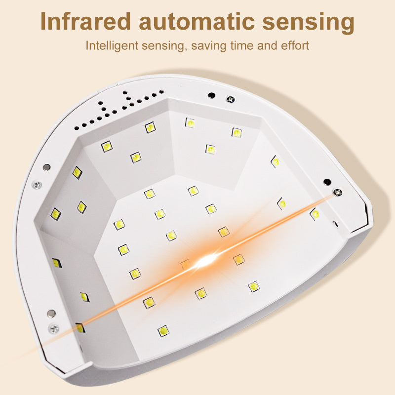 UV LED Nail Lamp, Nail Dryer For Gel Polish With 30 Beads 4 Timers Smart Sensor Fast Curing Home Manicure Professional Salon Nails Art Tools Supplies