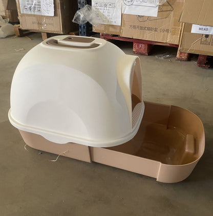 Fully Enclosed Cat Litter Box