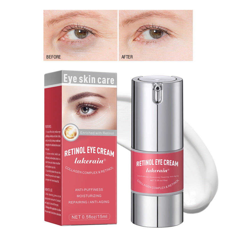 Eye Cream Stick Moisturizing Eye Skin Fading Wrinkle Fishtail Pattern Dark Circles