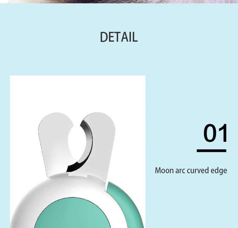 Safe Pet Nail Clipper – LED Grooming for Cats & Dogs