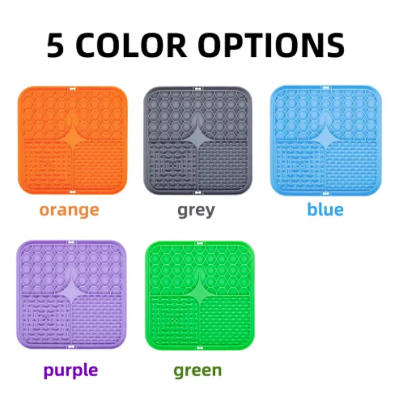 Silicone Dog Lick Plate – Training & Feeding Aid