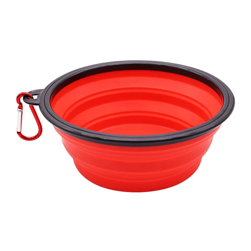 Travel Dog & Cat Bowl – Folding 2-in-1 Feeder