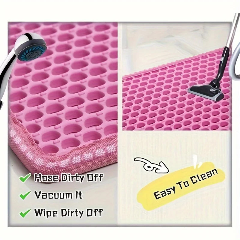 Honeycomb Litter Mat – Scatter Control & Easy Cleaning