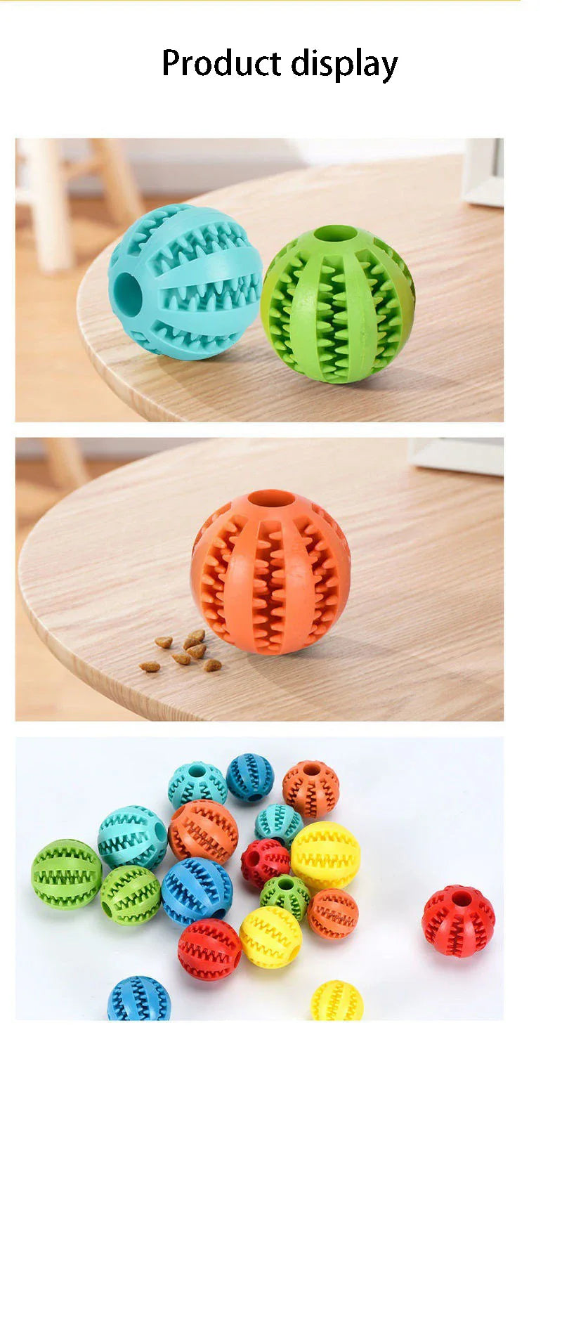 Natural Rubber Dog Chew Ball