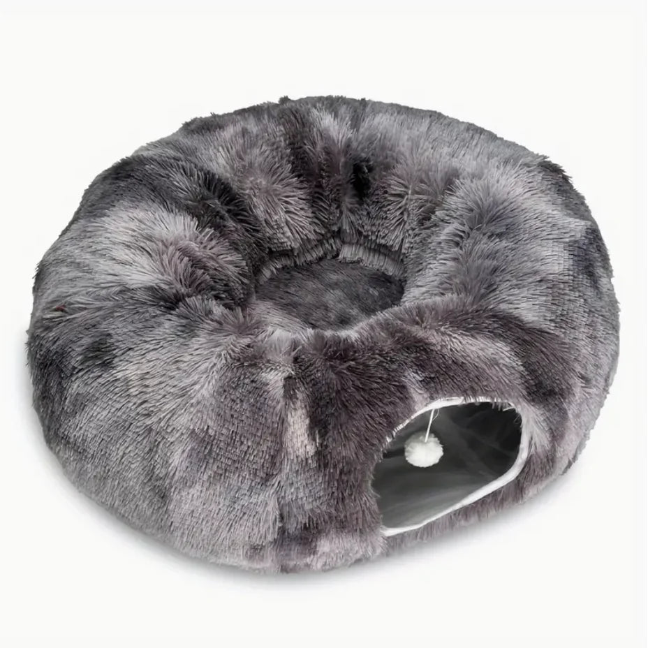 Kylinsure Plush Cat Tunnel Bed,Cat toy,Cat bed