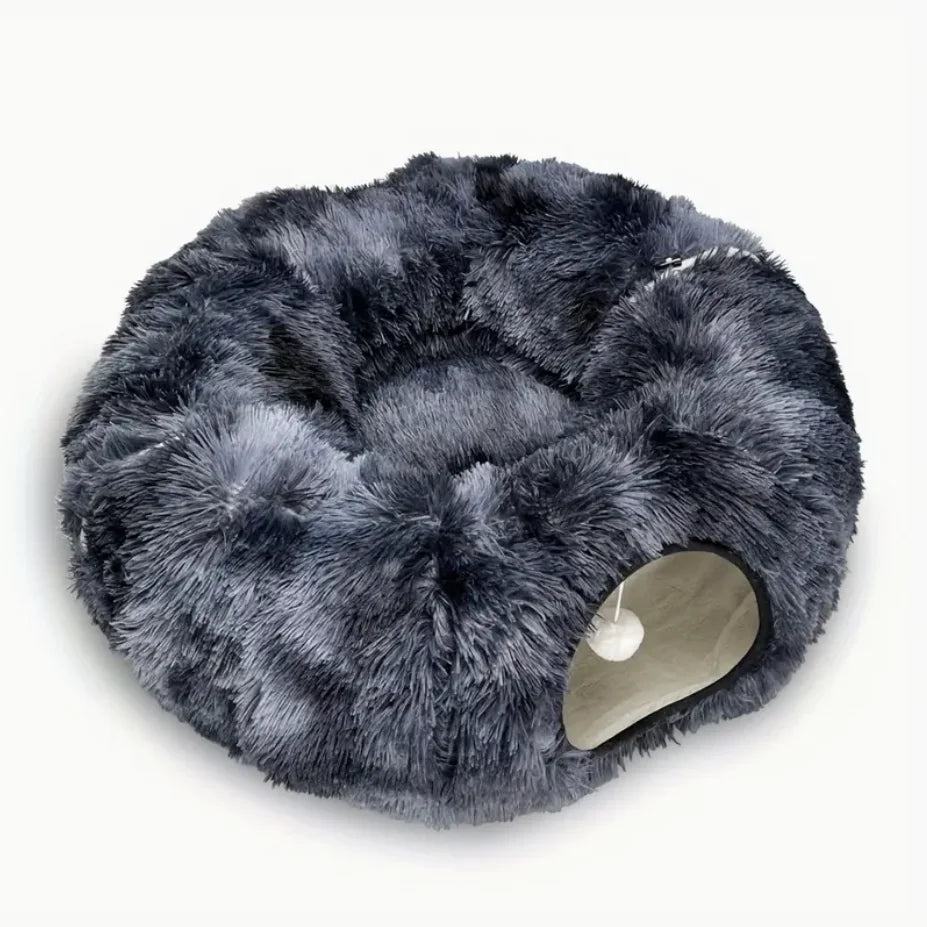 Kylinsure Plush Cat Tunnel Bed