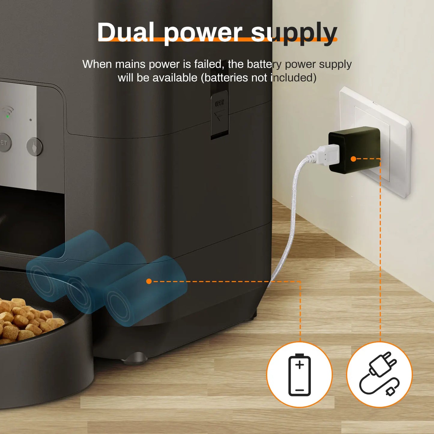 Smart Cat & Dog Feeder – Quantitative Food Dispenser
