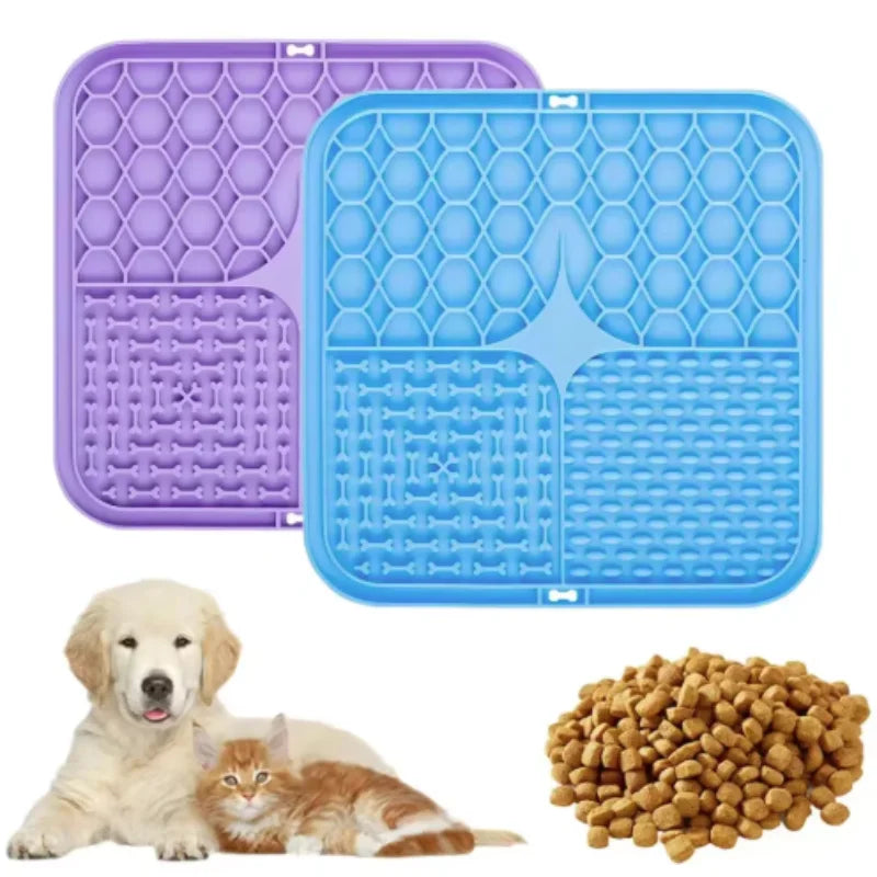 Silicone Dog Lick Plate – Training & Feeding Aid
