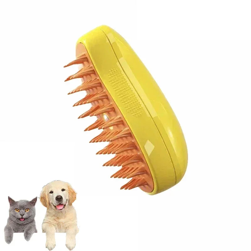 Electric Pet Sprayer Brush – Steam, Groom & Relax