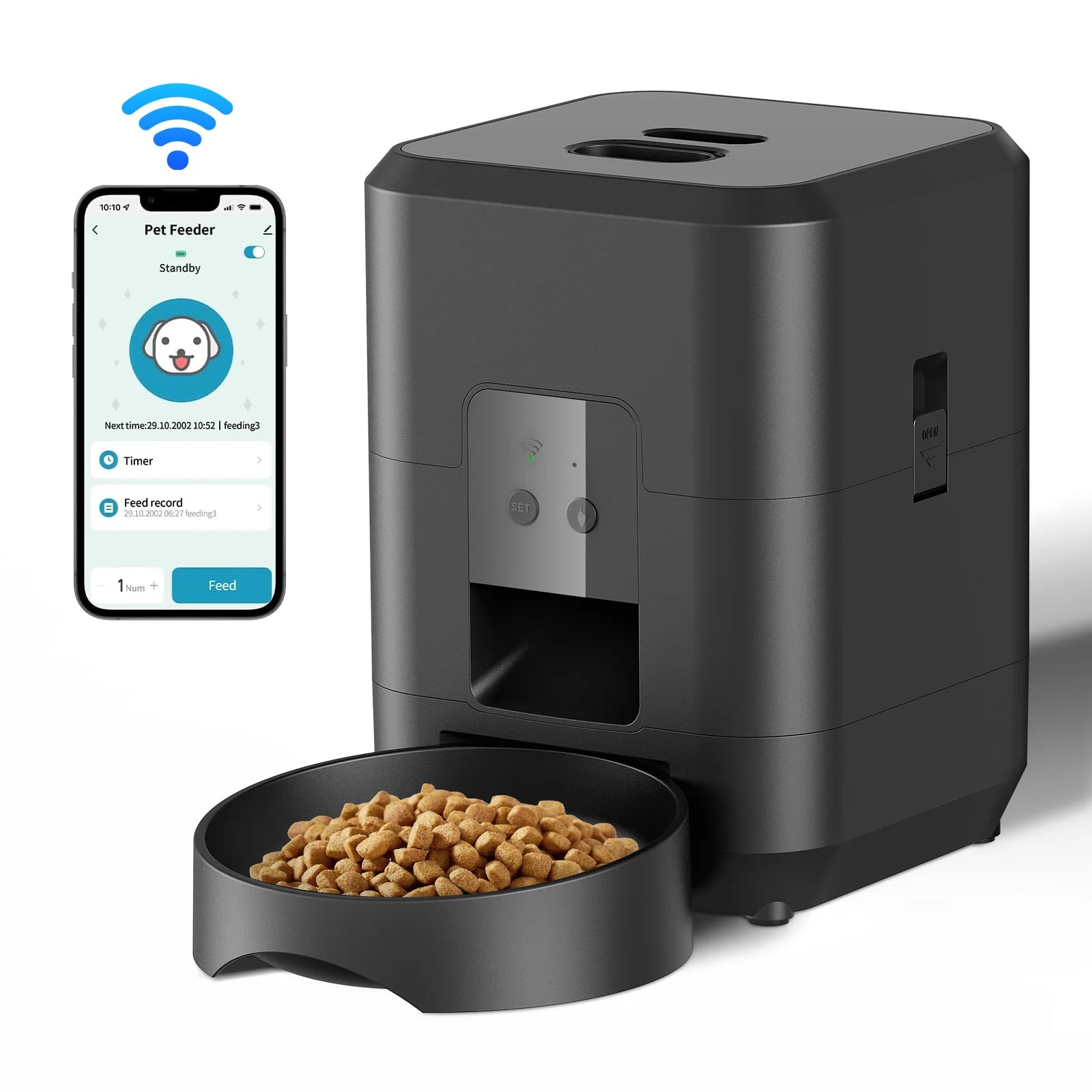 Smart Cat & Dog Feeder – Quantitative Food Dispenser