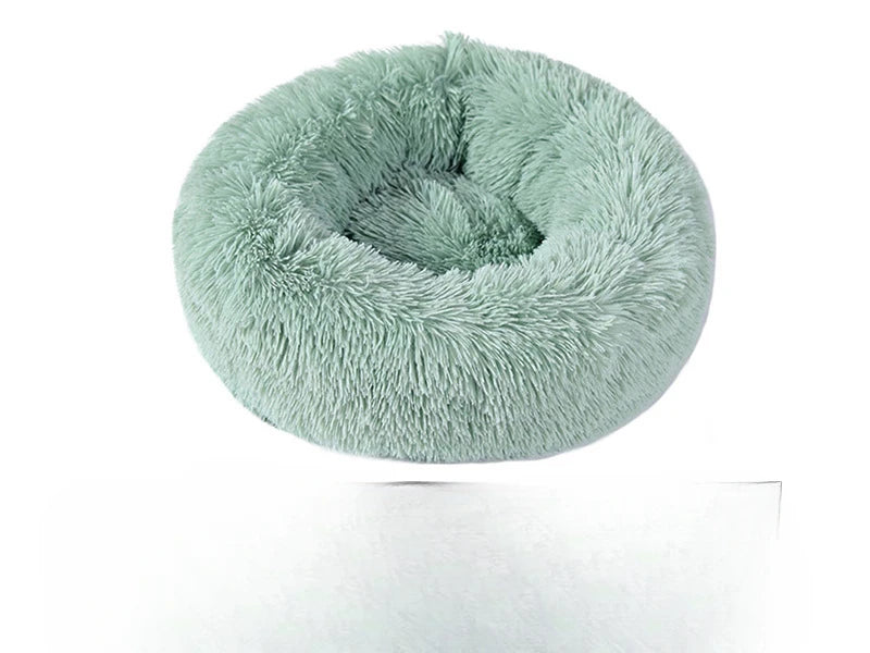 Winter Cat & Dog Bed – Soft Round Nest