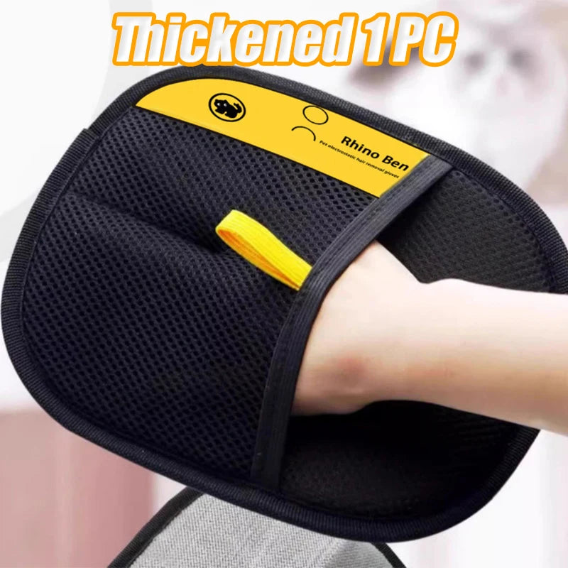 Pet Grooming Gloves – Reusable & Multi-Functional