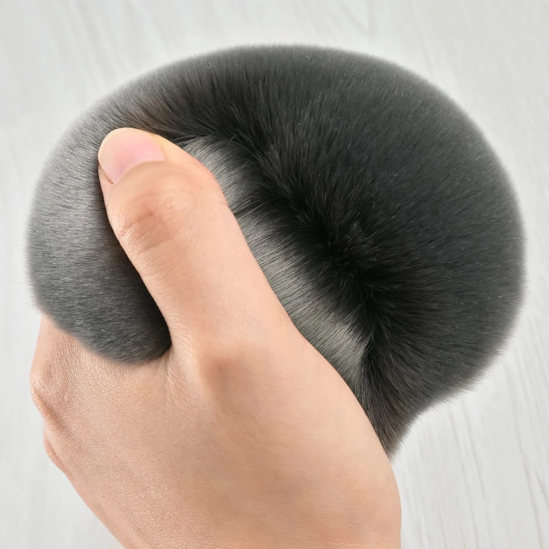 Foundation Brush Large Flat Top Kabuki Makeup Brush with Ergonomic Handle Ultra-Soft Dense Bristles for Liquid, Cream&Powder Application Body Kabuki Brush Self Tanner Brush For Body Makeup&Foundation