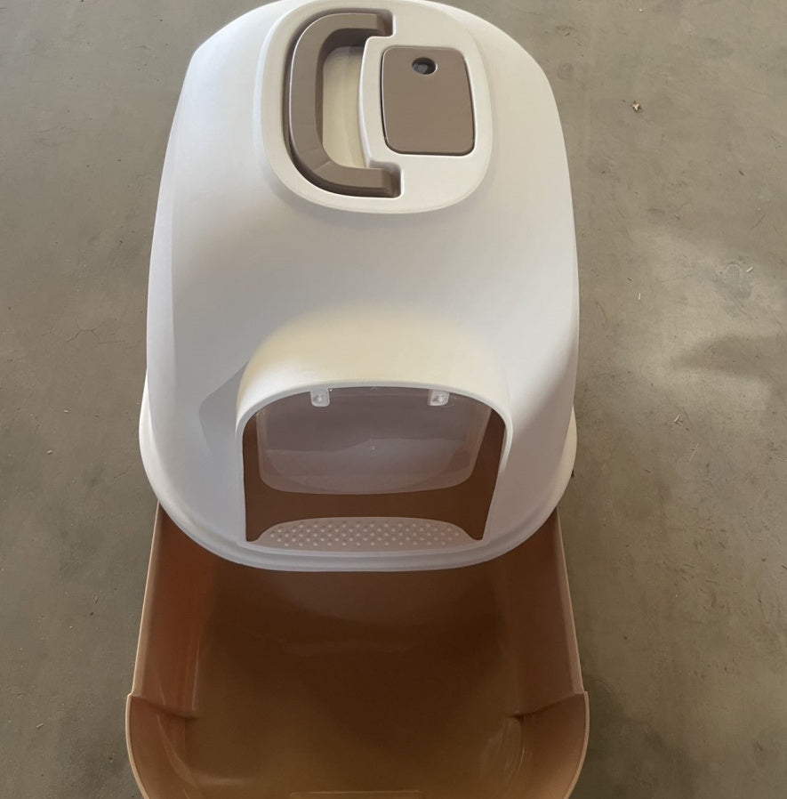 Fully Enclosed Cat Litter Box